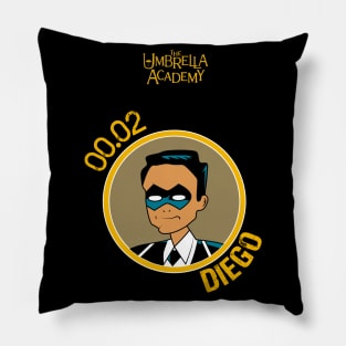 UMBRELLA ACADEMY: DIEGO CARTOON Pillow