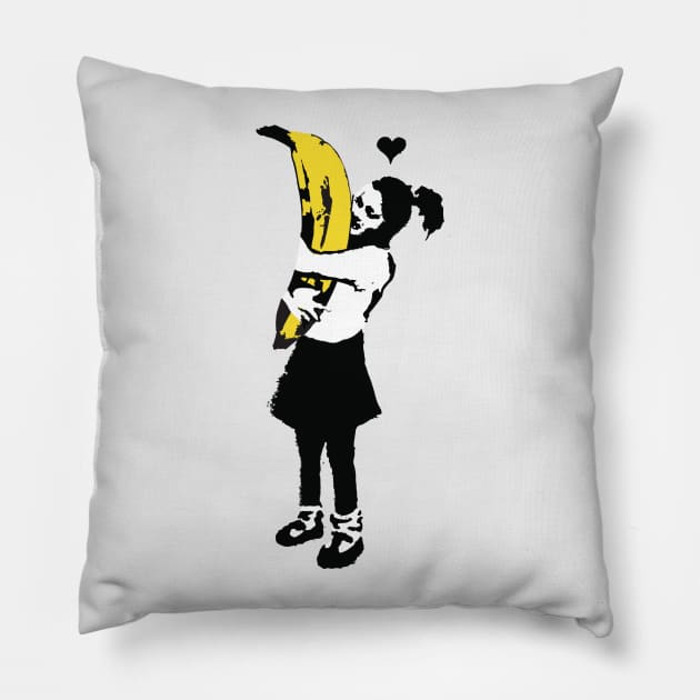 Banksy Underground Pillow by PopGraphics