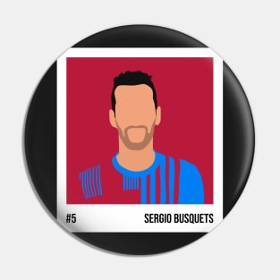 Sergio Busquets Minimalistic Camera Film Pin