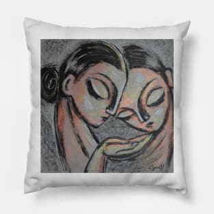 Sisters - Portrait Pillow