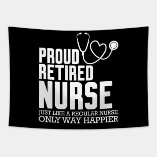 Proud Retired Nurse Tapestry