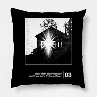 BMSR - Last House in the Enchanted Forest / Minimalist Style Graphic Design Pillow