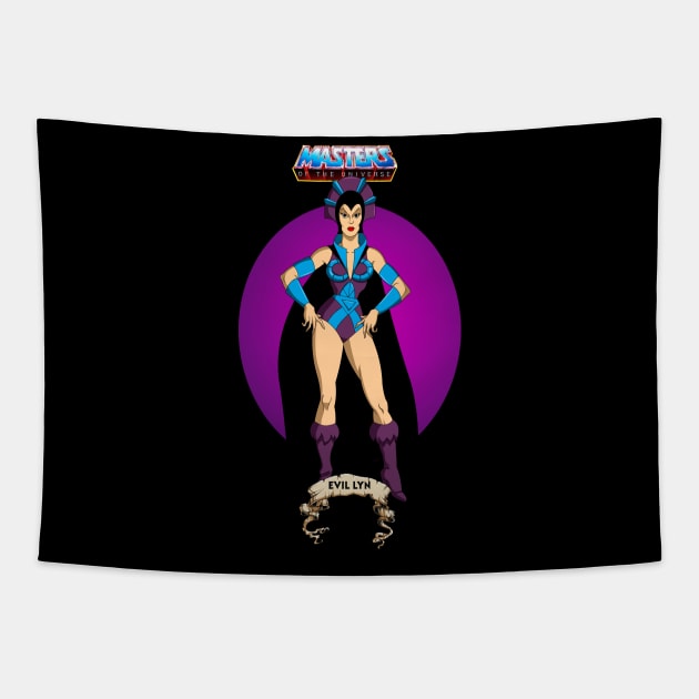 Evil Lyn Tapestry by MikeBock