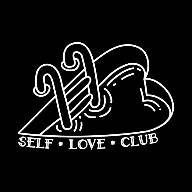 Self love club line art by tshirtguild