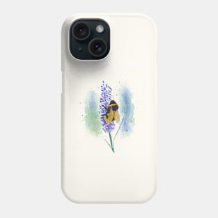 Bumblebee on Purple Flower Phone Case