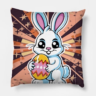 Happy Easter Bunny Pillow