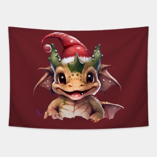 Santa Dragon Tapestry