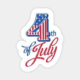 4th of July - Independence Day Magnet