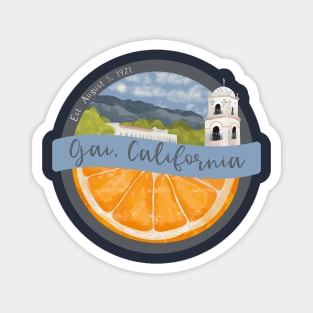 Ojai California Badge Magnet