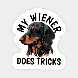 My Wiener Dog Does Tricks Magnet