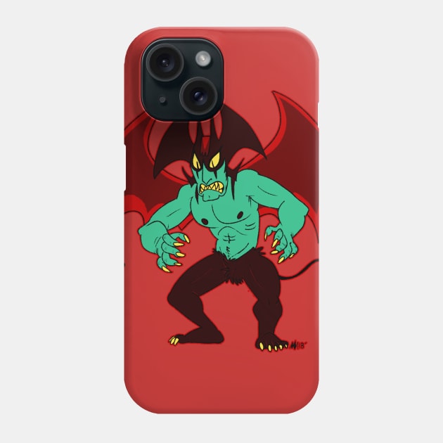 Red Devilman Phone Case by AnnieMae