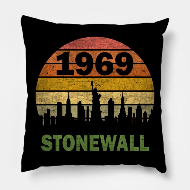 1969 Stonewall Pillow by valentinahramov