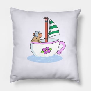 Mouse sailing Pillow
