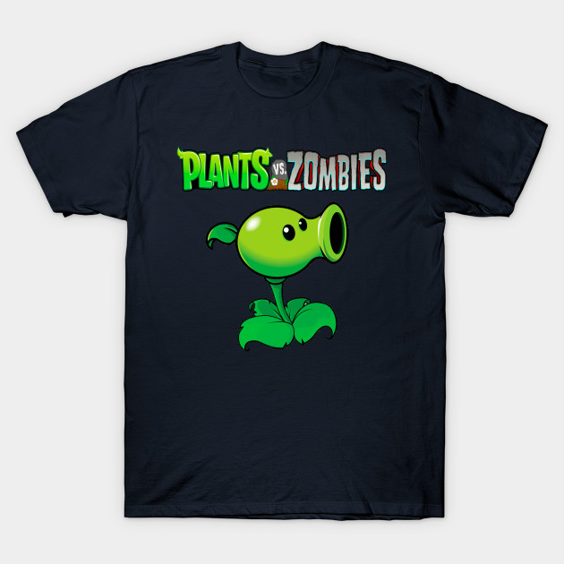 Peashooter Design Plants Vs Zombies Videogames T Shirt