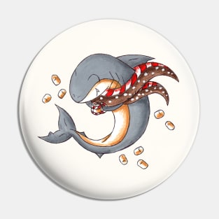 Hot Cocoa Shark Pin