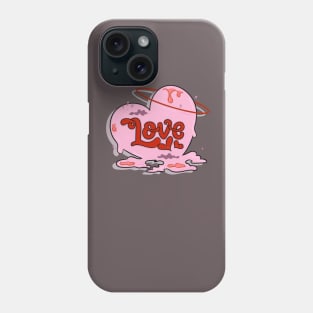 Aesthetic Graphic Love Lettering Logo Design Phone Case