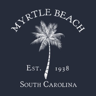 Myrtle Beach South Carolina Est 1938 Vintage Palmetto T-Shirt