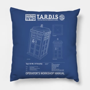 TARDIS MANUAL Pillow