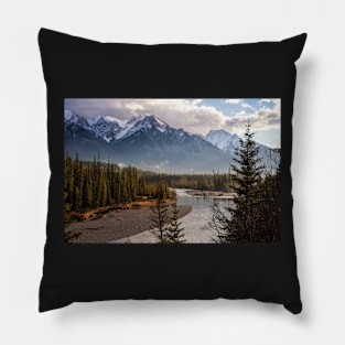 Golden Morning in Banff Pillow