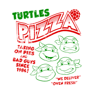 Turtles Pizza - Taking On Pies And Bad Guys T-Shirt