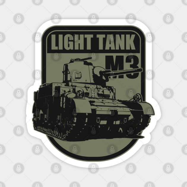 M3 Light Tank Magnet by TCP