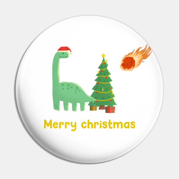 Merry Christmas dinosaur Pin by edermunizz