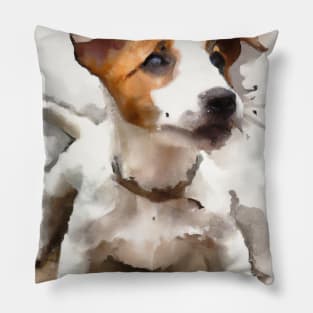 Watercolor Jack Russell Terrier - Dog Lovers Pillow