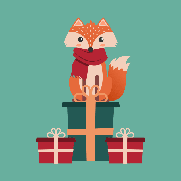 Merry Christmas Fox by everinseason