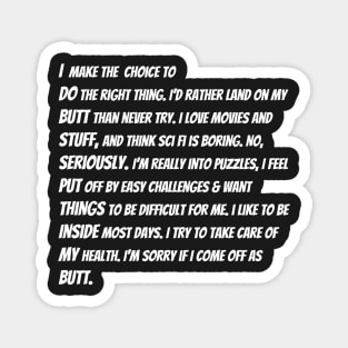 Subliminal Butt Stuff Dating Magnet