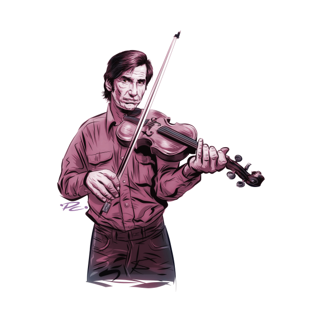 Disover Townes Van Zandt - An illustration by Paul Cemmick - Townes Van Zandt - T-Shirt