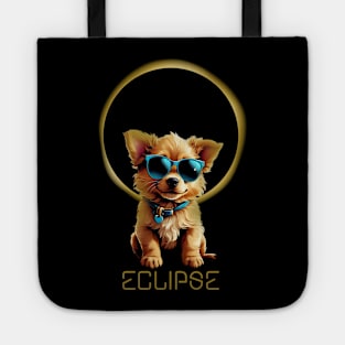 eclipse dog sunglases Tote