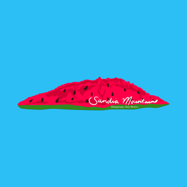 Sandia Mountains Watermelon by hannahjgb