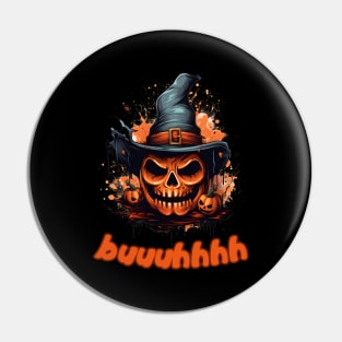 Buuhhhh-Halloween Haunt Pin