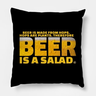 Beer is salad Pillow