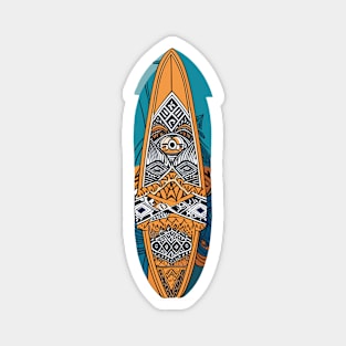 surfboard art, surfing surfer vibes, v7 Magnet