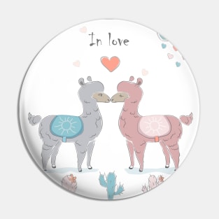 Llamas Pin