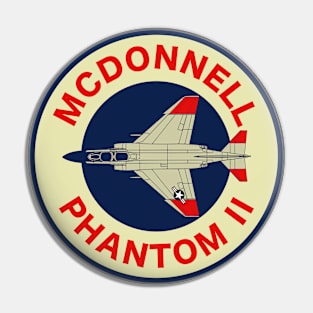 F-4 Phantom Retro Patch (Small logo) Pin