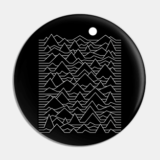 Mountains (for Dark Color) Pin