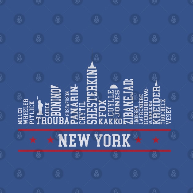 New York R Hockey Roster Skyline 23 by ClarityMacaws