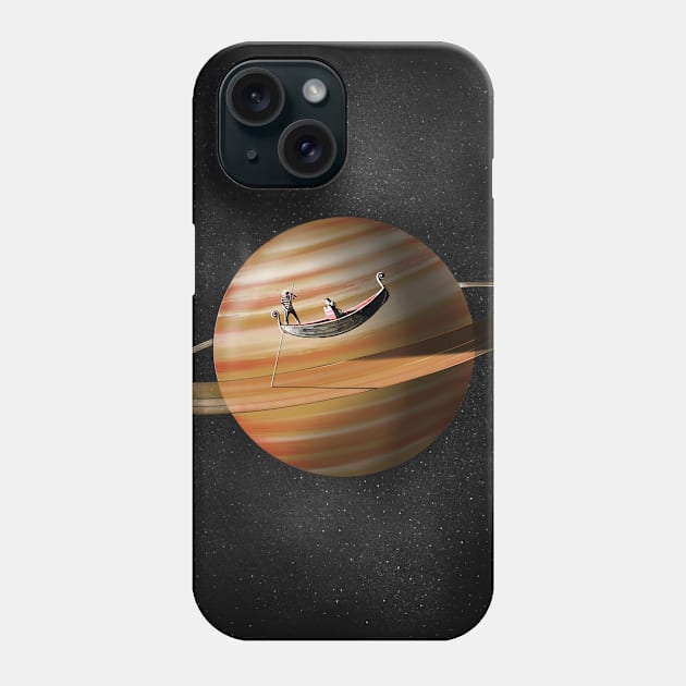 Ride into space Phone Case by Moi Escudero