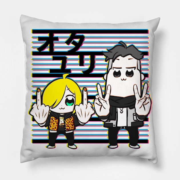 Yuri on Ice - Pop Team Otayuri Pillow by Astrayeah