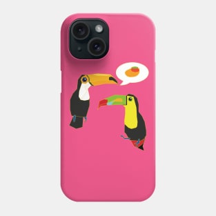 Tucans love mangoes ! Phone Case