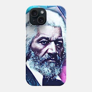 Frederick Douglass Snowy Portrait | Frederick Douglass Artwork 4 Phone Case