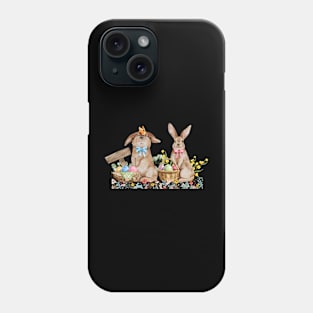 Cutie Bunny Rabbits Easter Day Phone Case