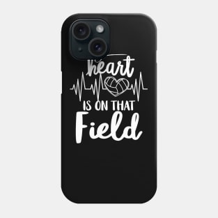 My Heart Is on that Field Volleyball T shirt Volleyball Lovers Phone Case