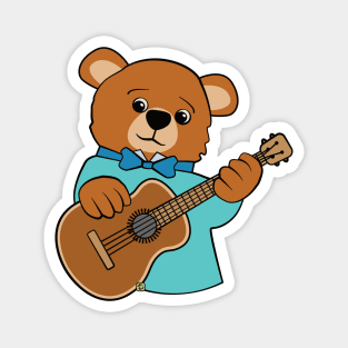 Music Bear on Guitar Magnet