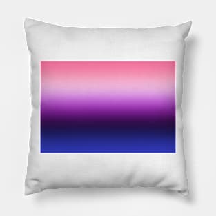 Genderfluid Pride Flag Gradient Pillow