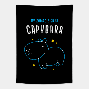Capybara is my zodiac sign Tapestry