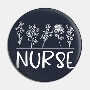 Nurse Floral Pin