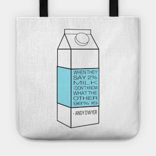 Parks and Rec Milk Quote Tote
